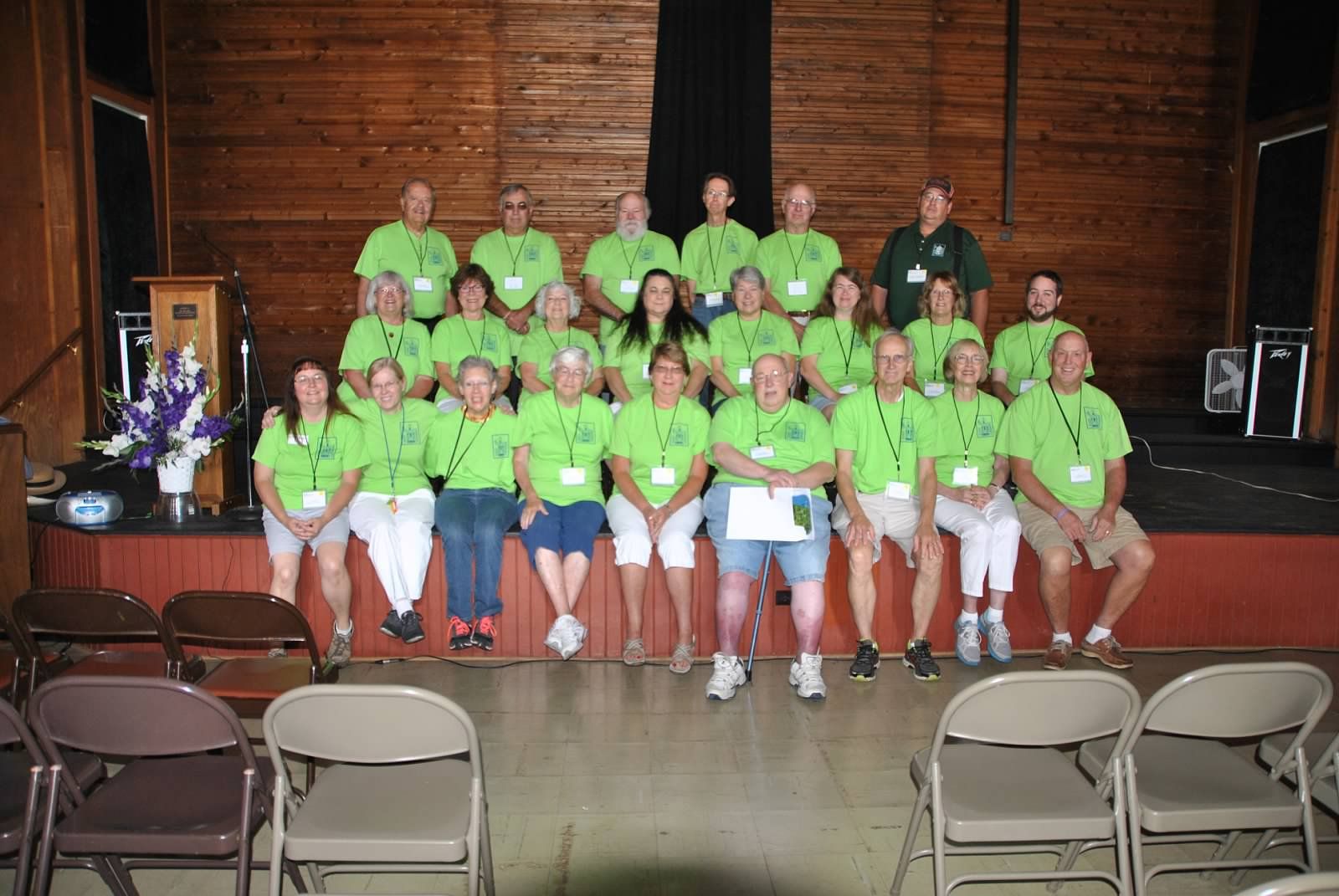 Happy volunteers celebrate first-ever Silver Lake Experience